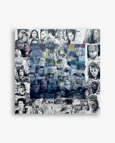 Loved For Something Else, 2025, Oil and acrylic on canvas, 200 x 200 cm